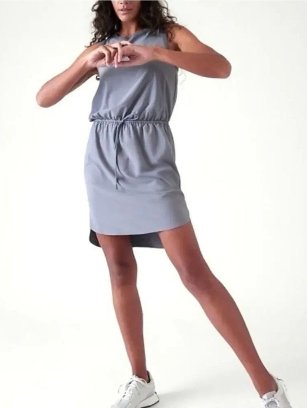 Athleta Rincon Sleeveless Drawstring Waist Dress Size Medium